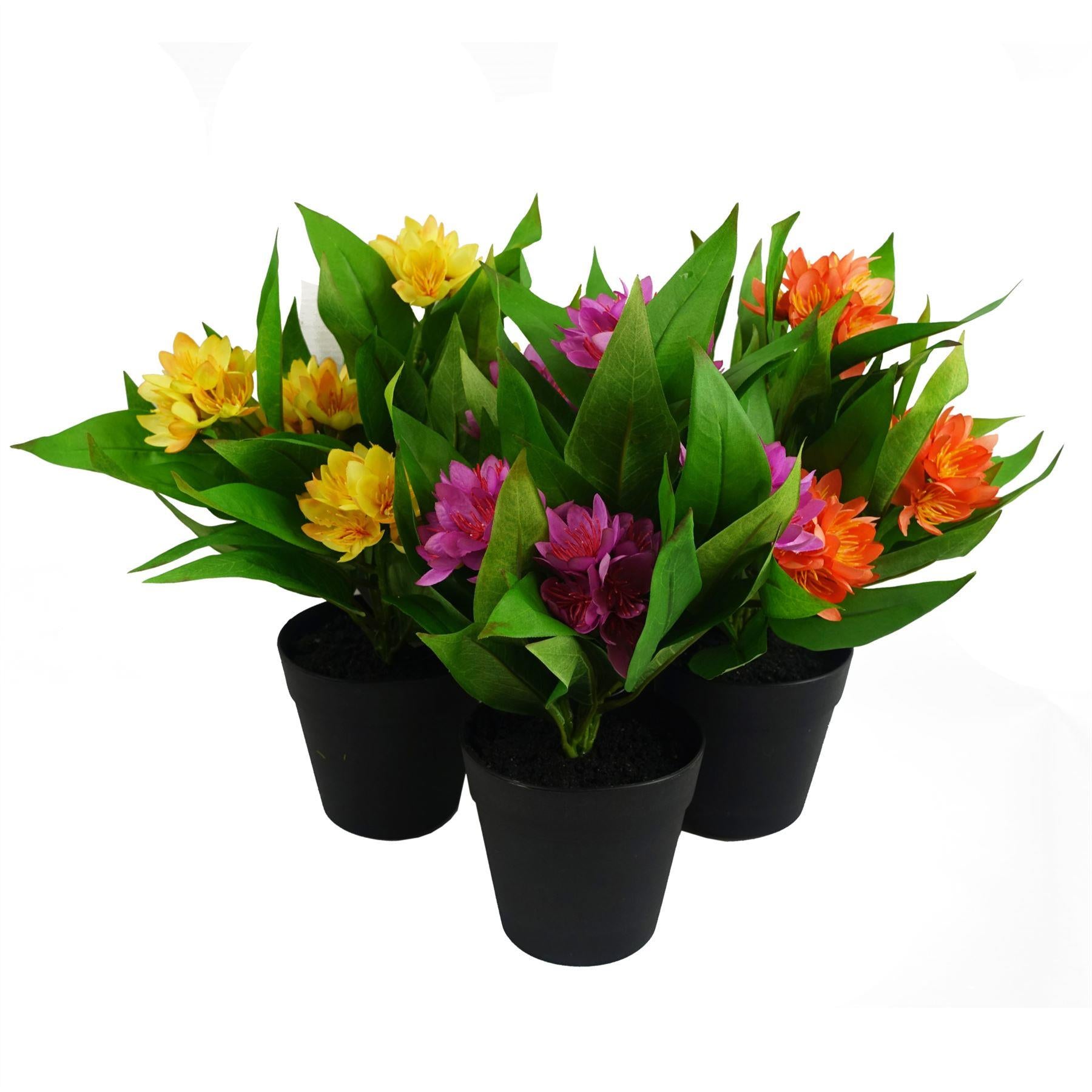 18cm Artificial Freesia Flowering Plant