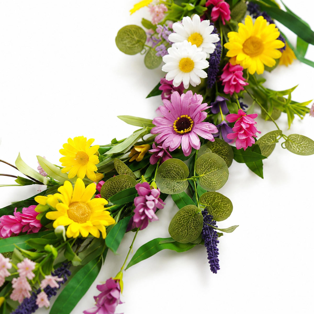 155cm Artificial Sunflower and Daisy Flower Garland – image 2