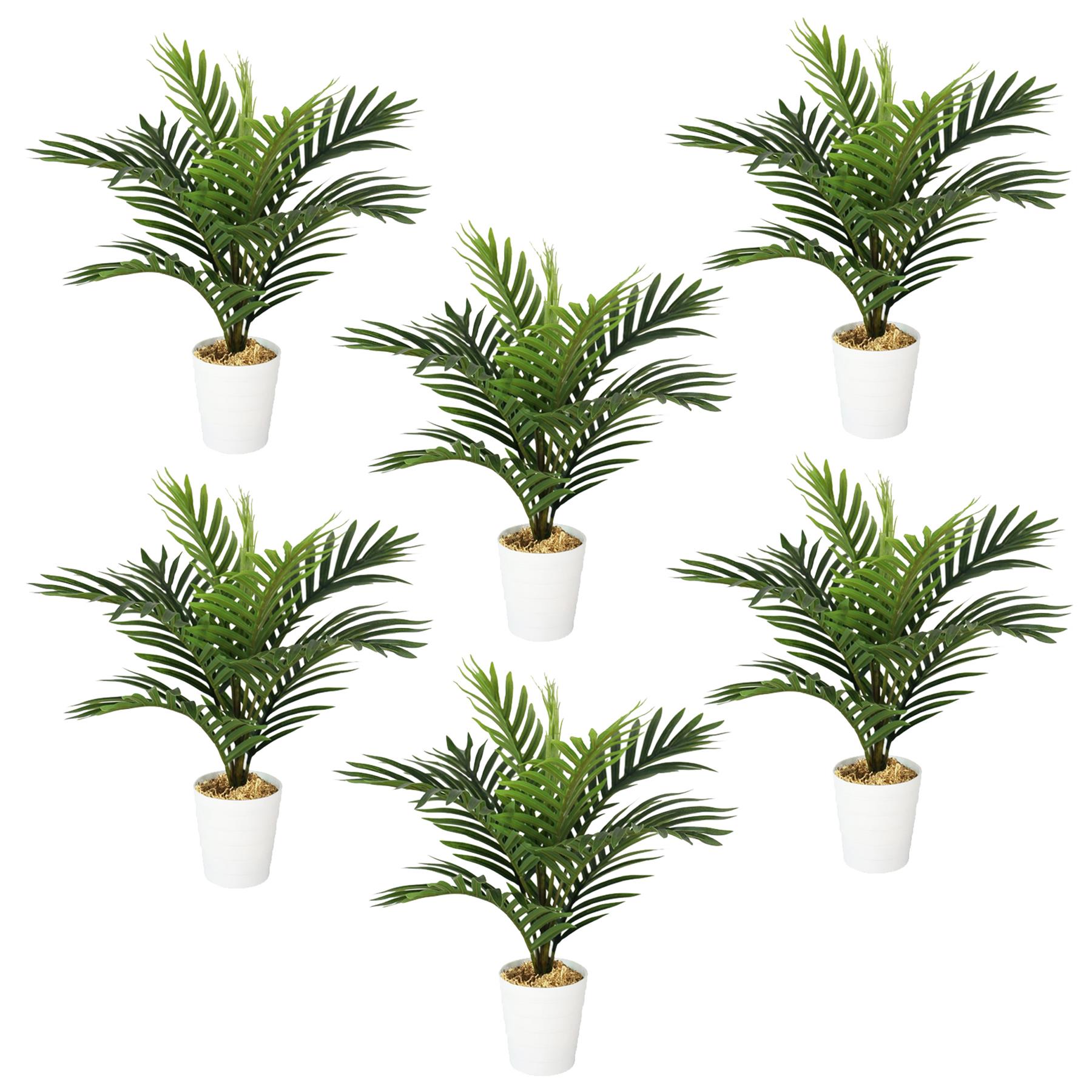 50cm Artificial Mini Palm Tree Realistic Potted