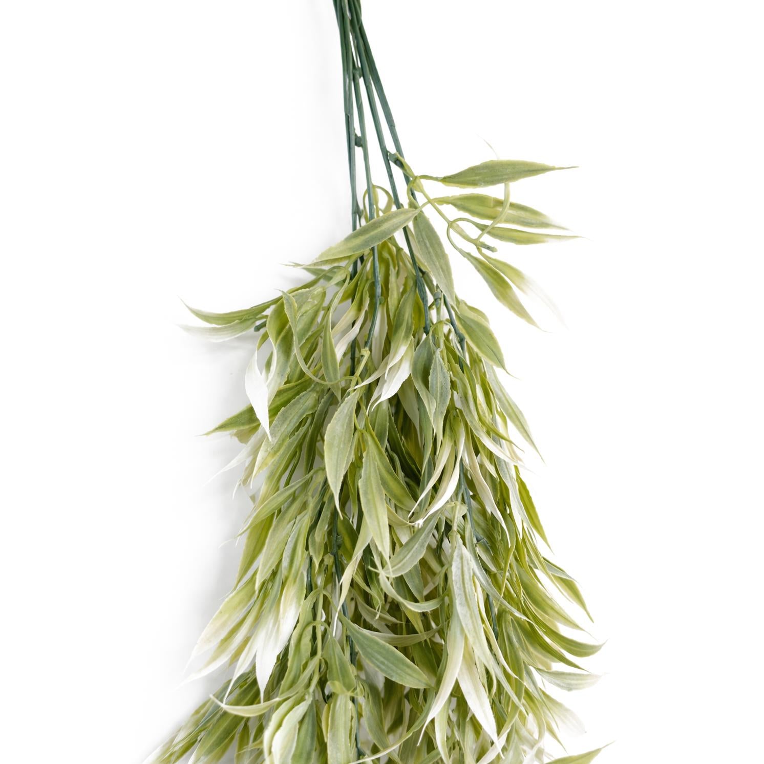 80 cm künstliche italienische Ruscus-Hängepflanze mit realistischem Laub – hellgrün