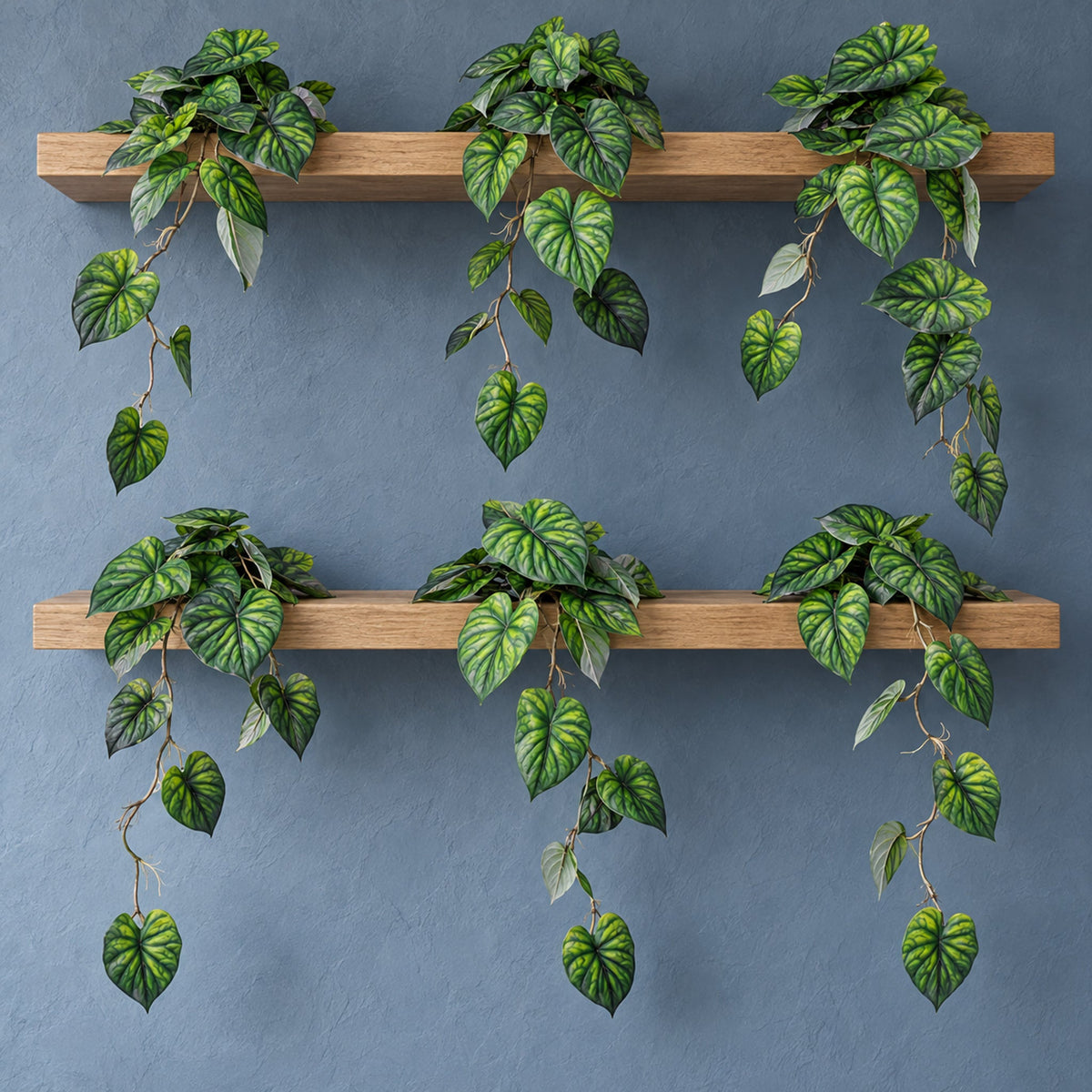 120cm Artificial Hanging Trailing Plant Alocasia Dragon Scale