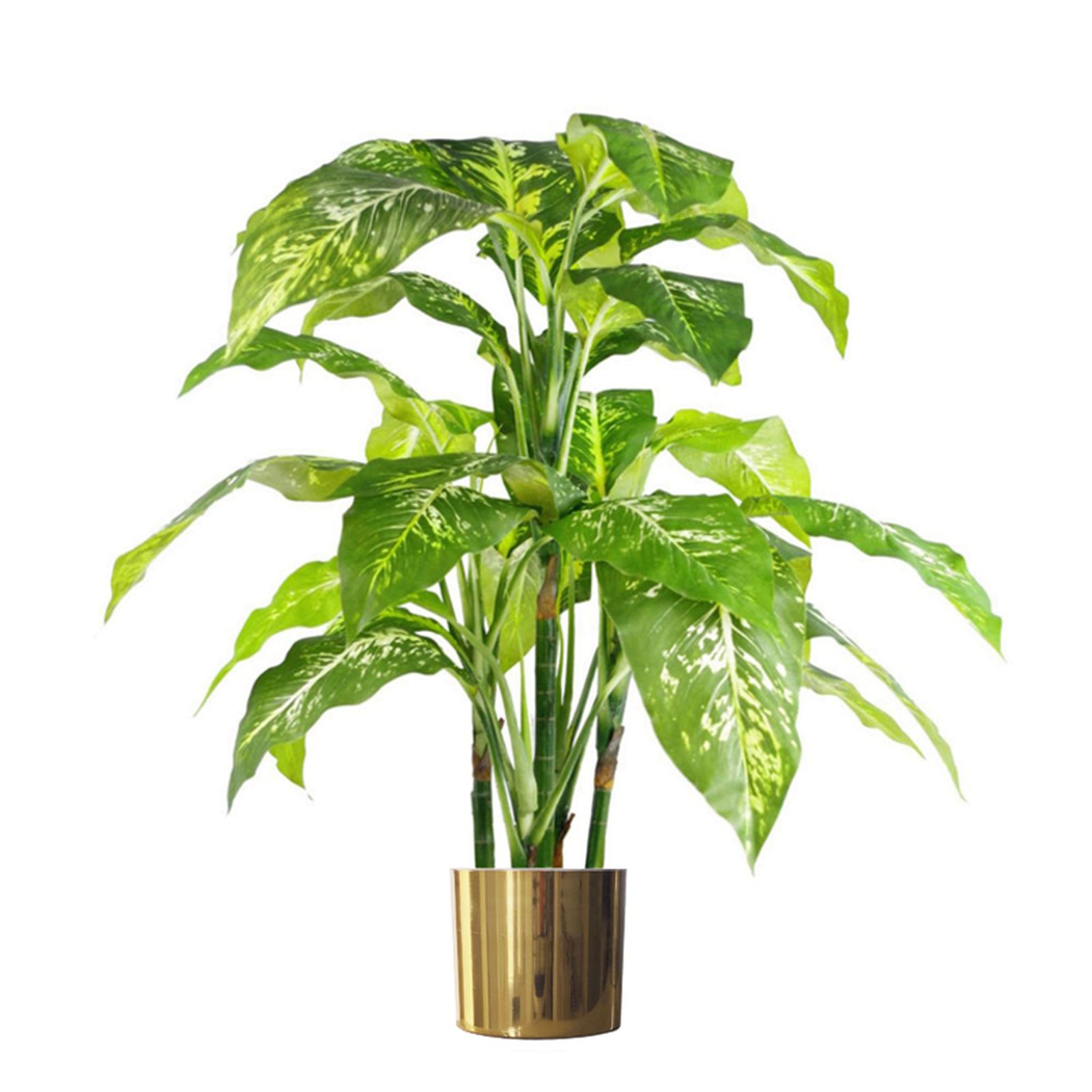 Leaf Metal Planter Plant Pot 20 x 18cm
