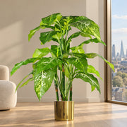 100cm Large Fox's Aglaonema (Spotted Evergreen) Tree Artificial Plant