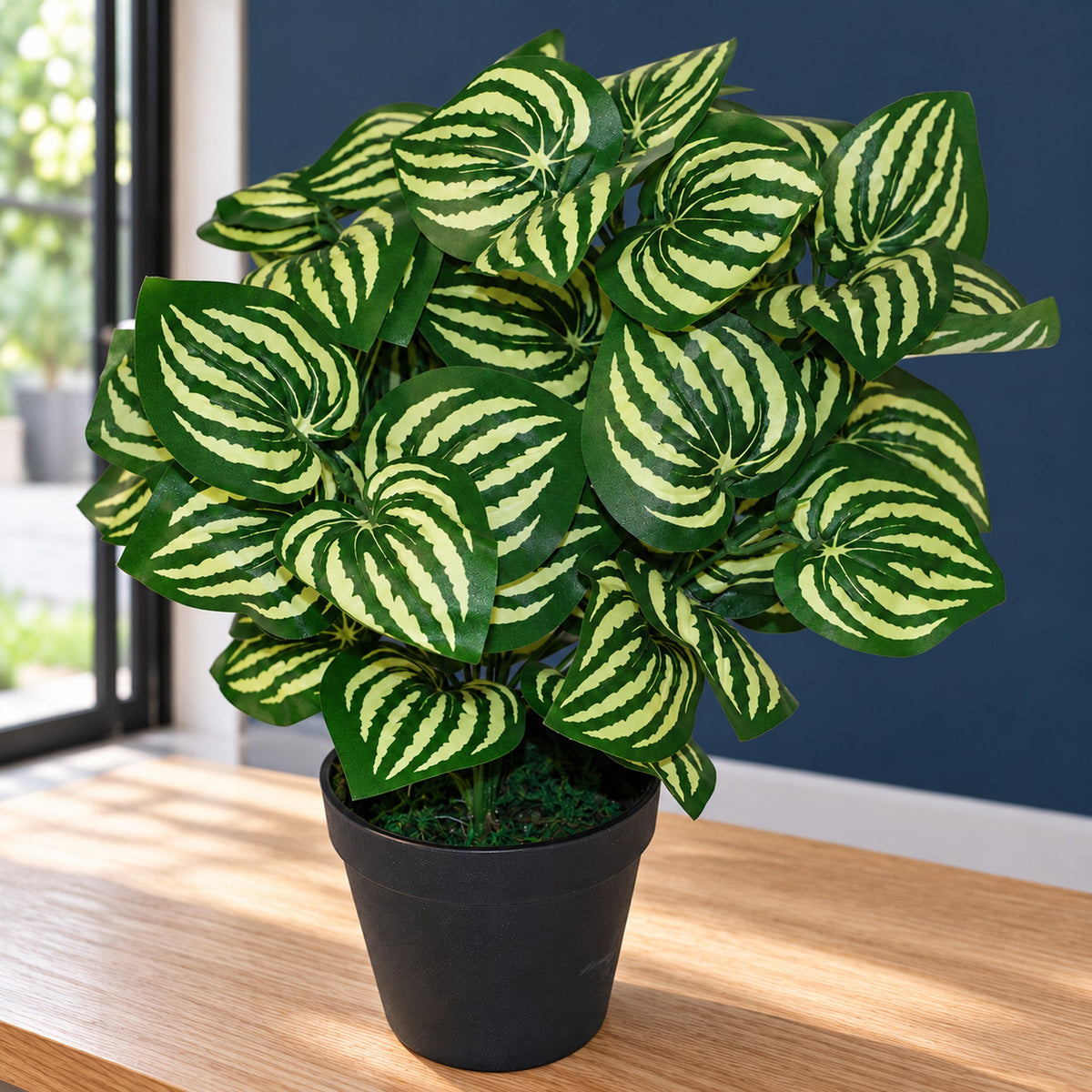 45cm Artificial Watermelon Style Leaves Plant