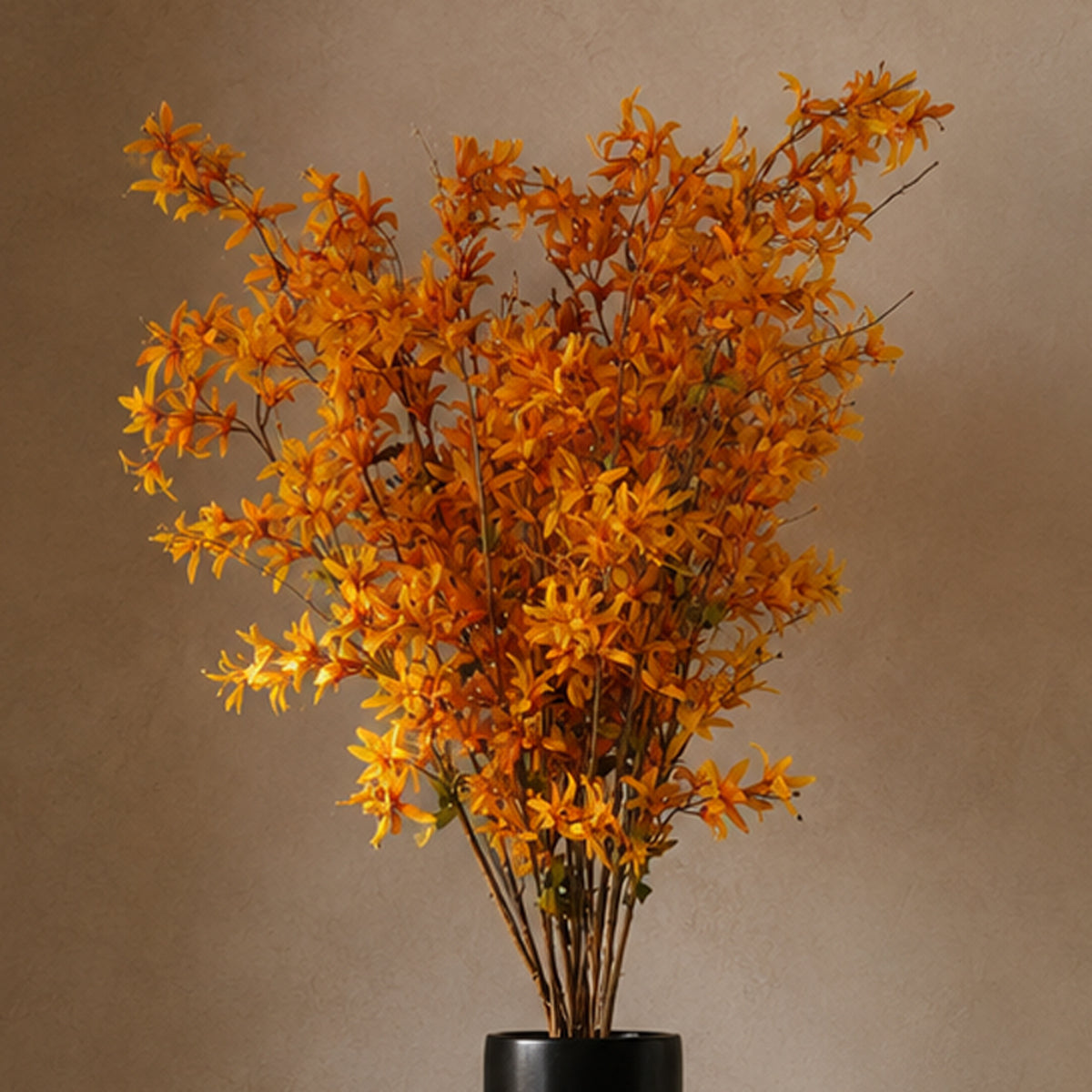 130cm vaporisateur floral jaune artificiel fleur de cerisier