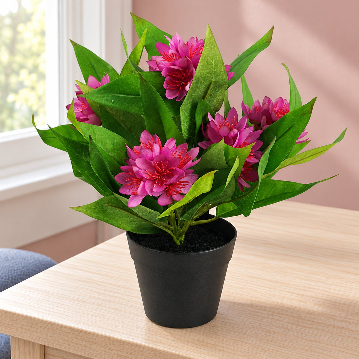 18cm Artificial Freesia Flowering Plant