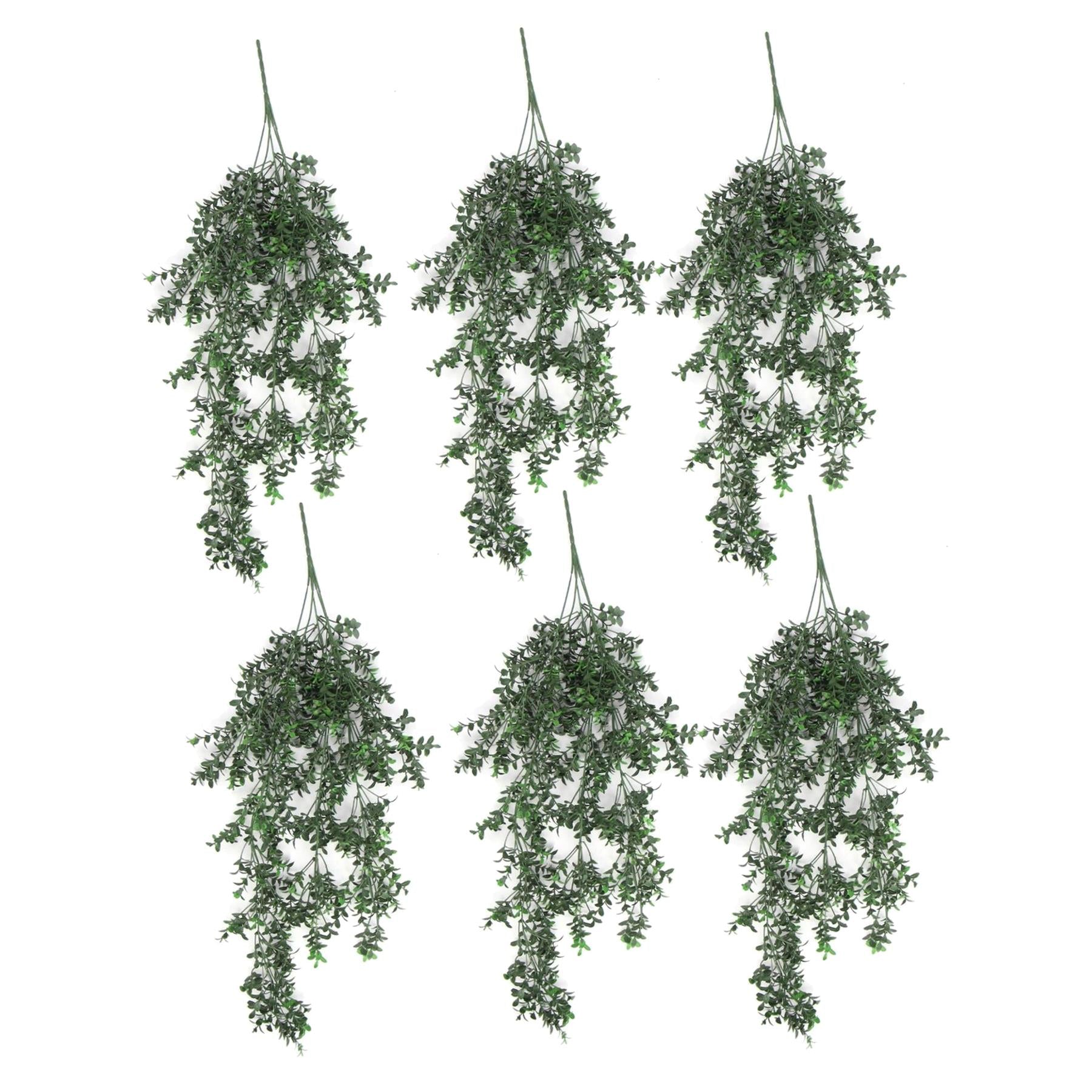 Hanging UV and Fire Resistant Artificial Small Leaf Plant 78cm