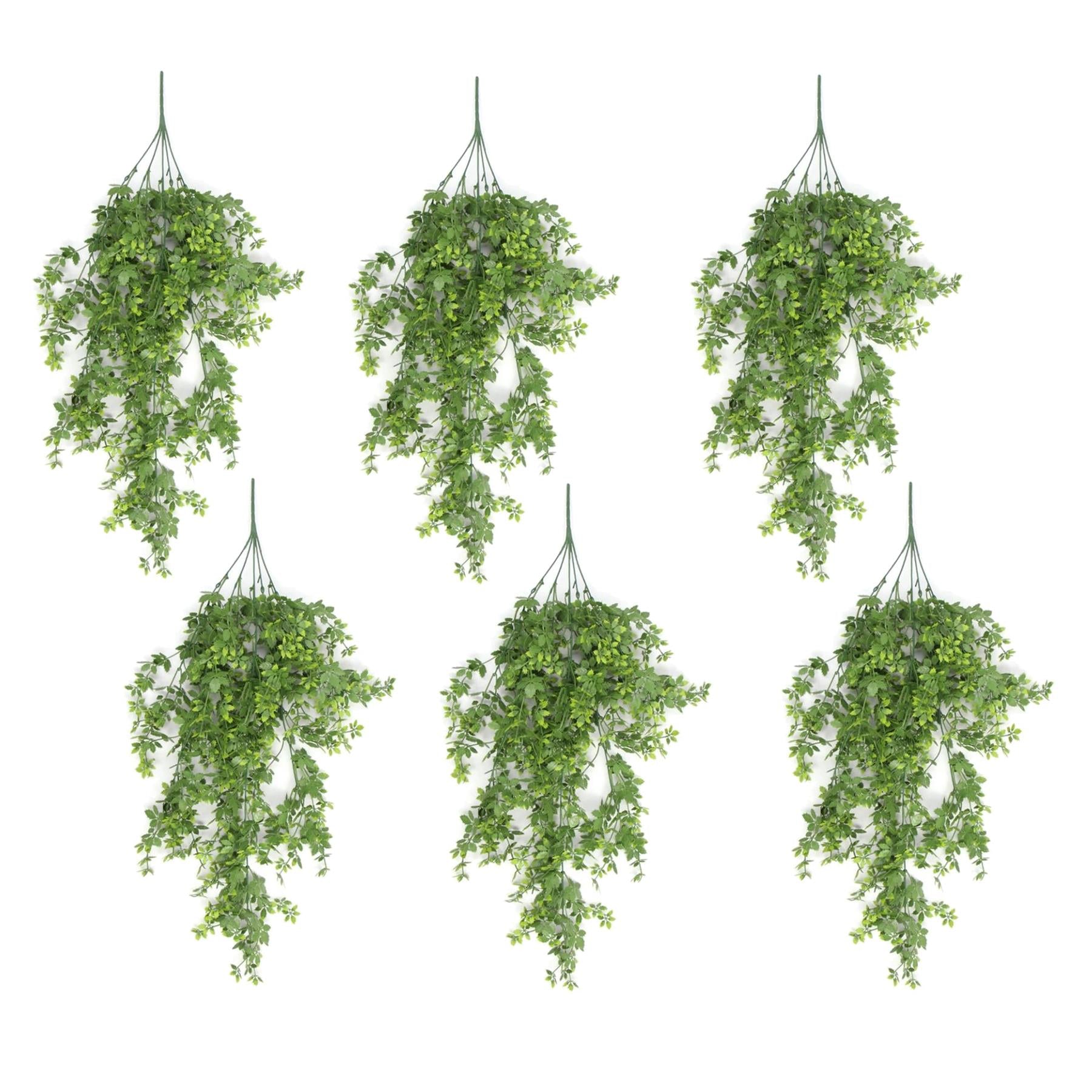Hanging UV and Fire Resistant Artificial Forest Foliage Plant 81cm