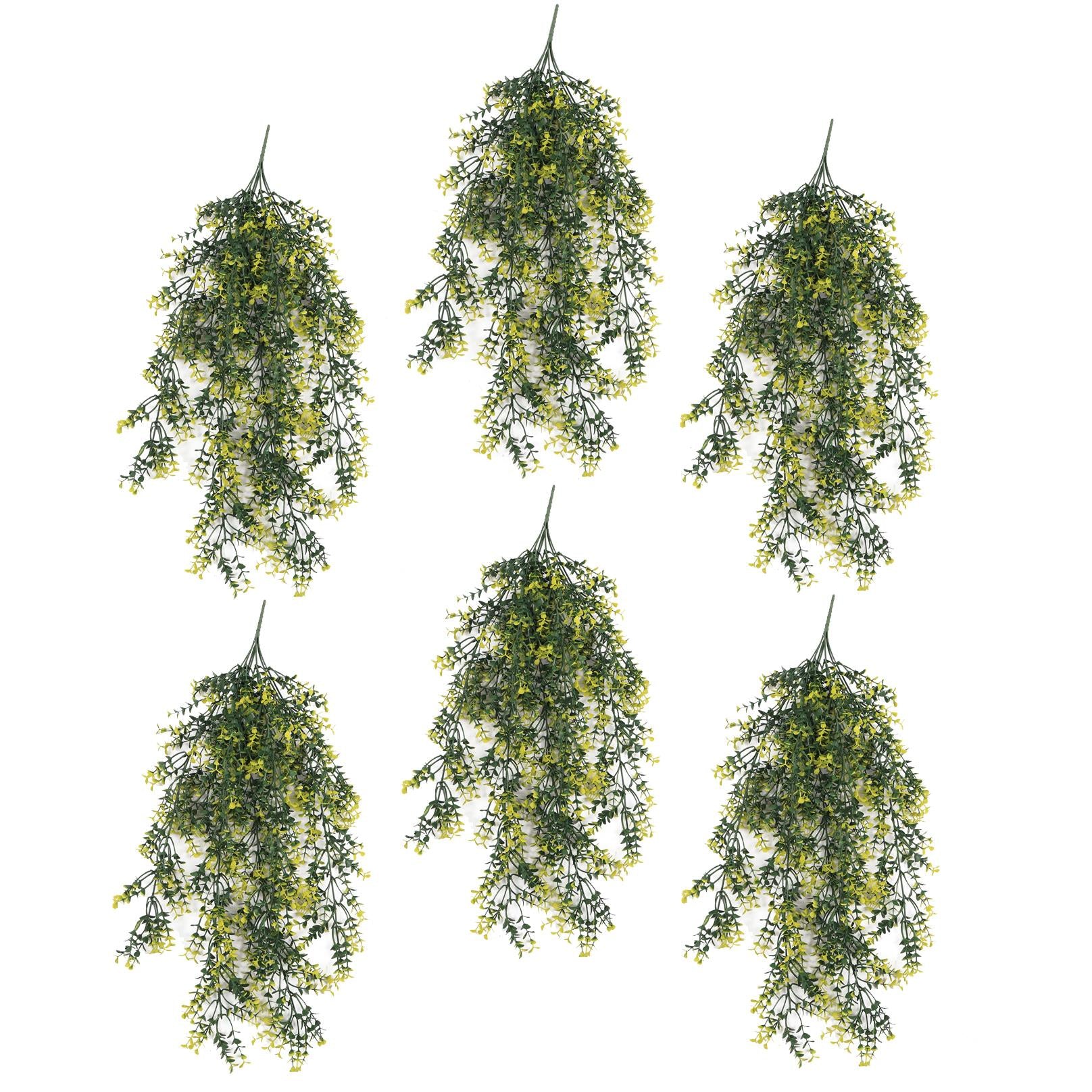 Hanging UV and Fire Resistant Artificial Variegated Plant 76cm