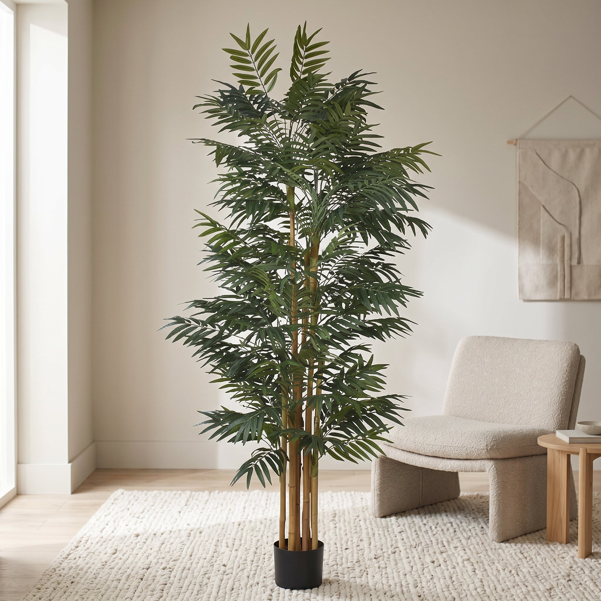 210cm Künstlicher schwer entflammbarer Phoenix-Palme Naturstamm