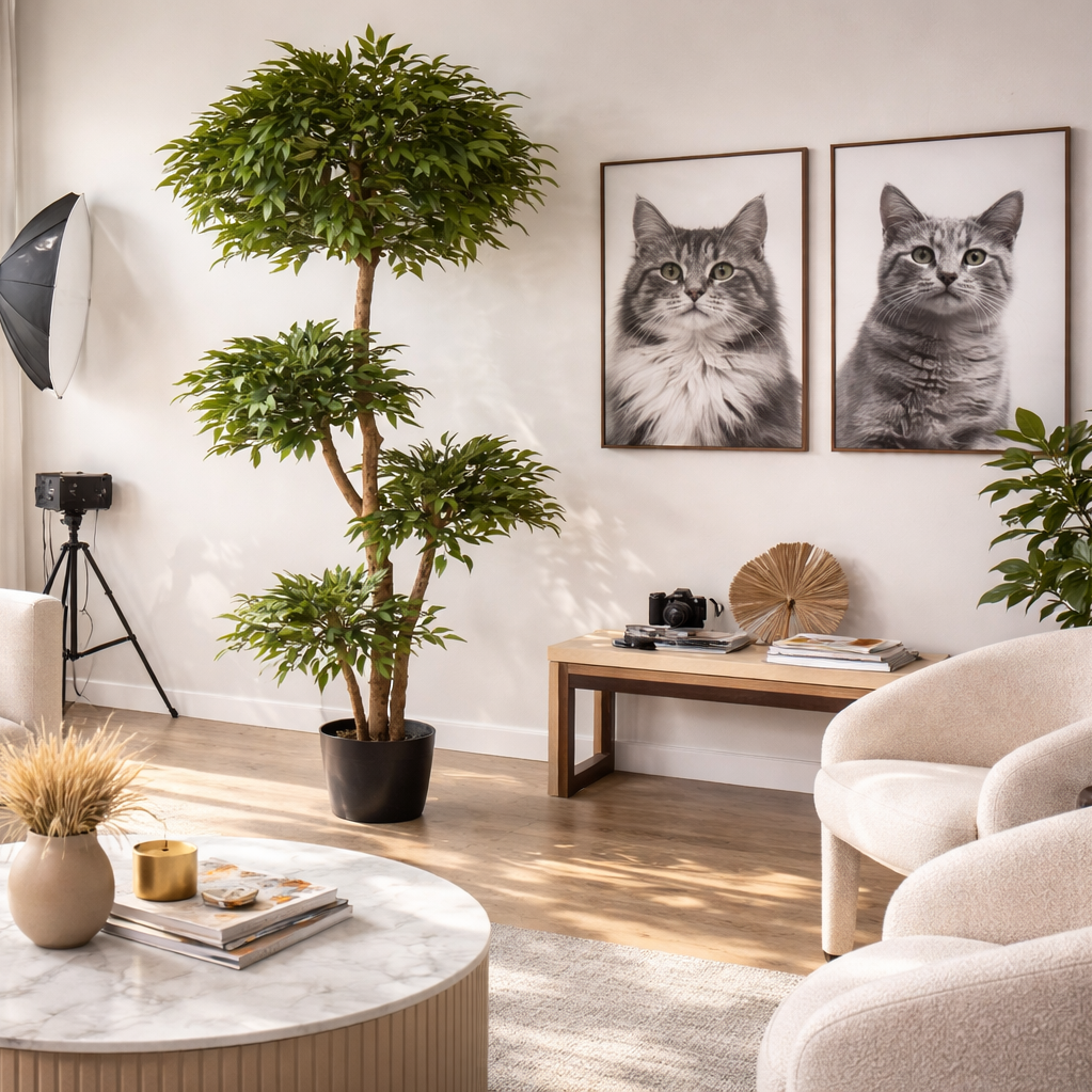 180cm Fire Retardant Ruscus Tree With 4173 Leaves