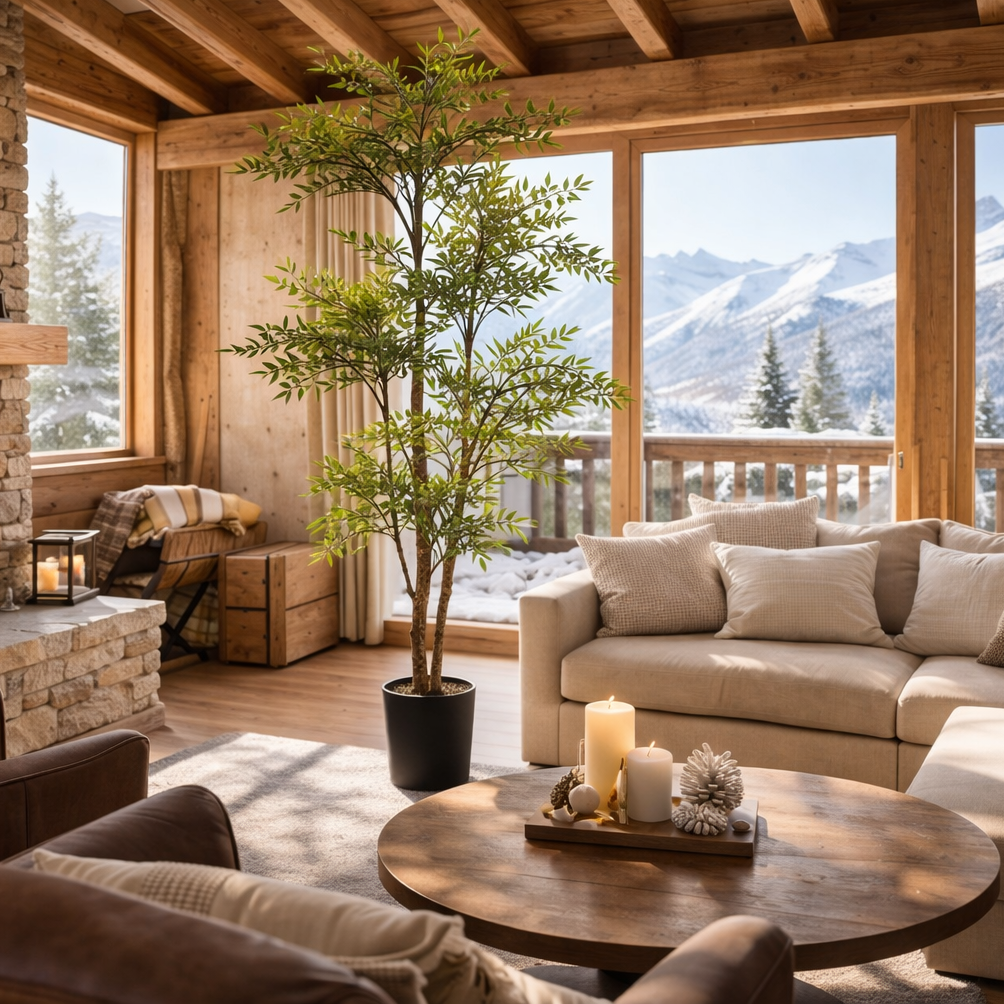 165cm Fire Retardant Nandina Tree with 4857 Leaves