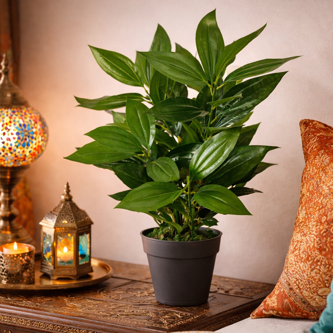 70cm Large Bushy Artificial Evergreen House Plant