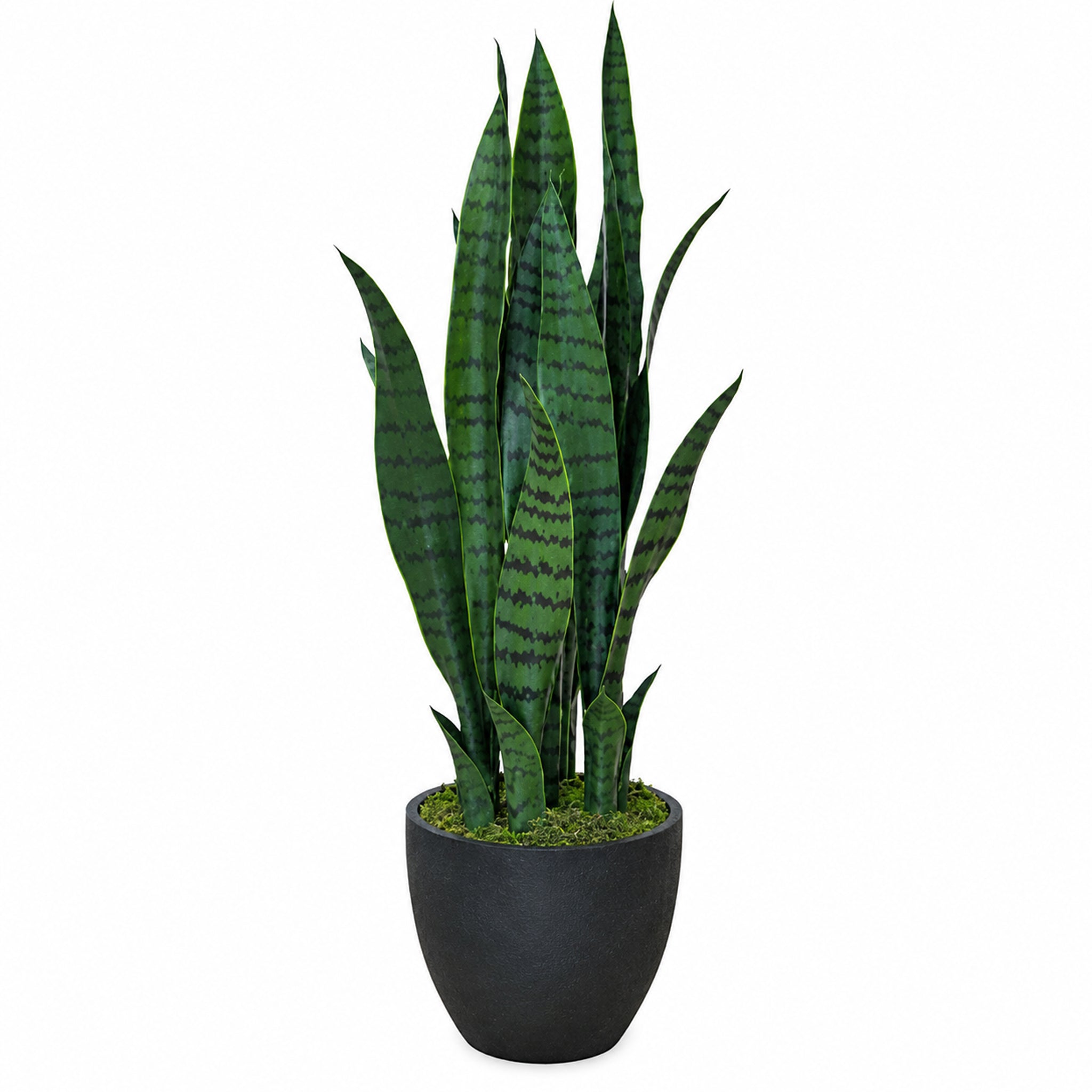 70cm Künstliche Sansevieria Dunkelgrün
