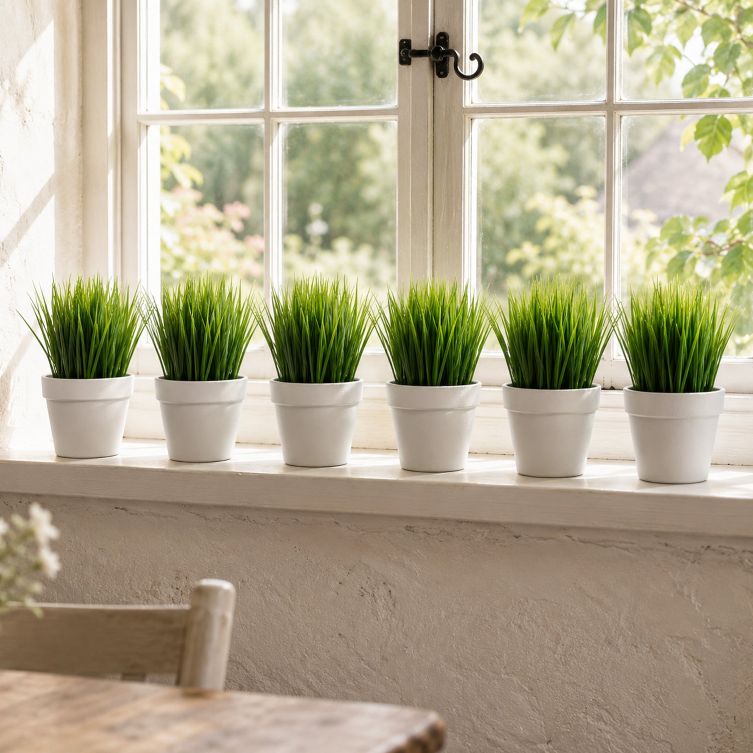 22cm Artificial Grass Plant Potted Mini Display – image 2