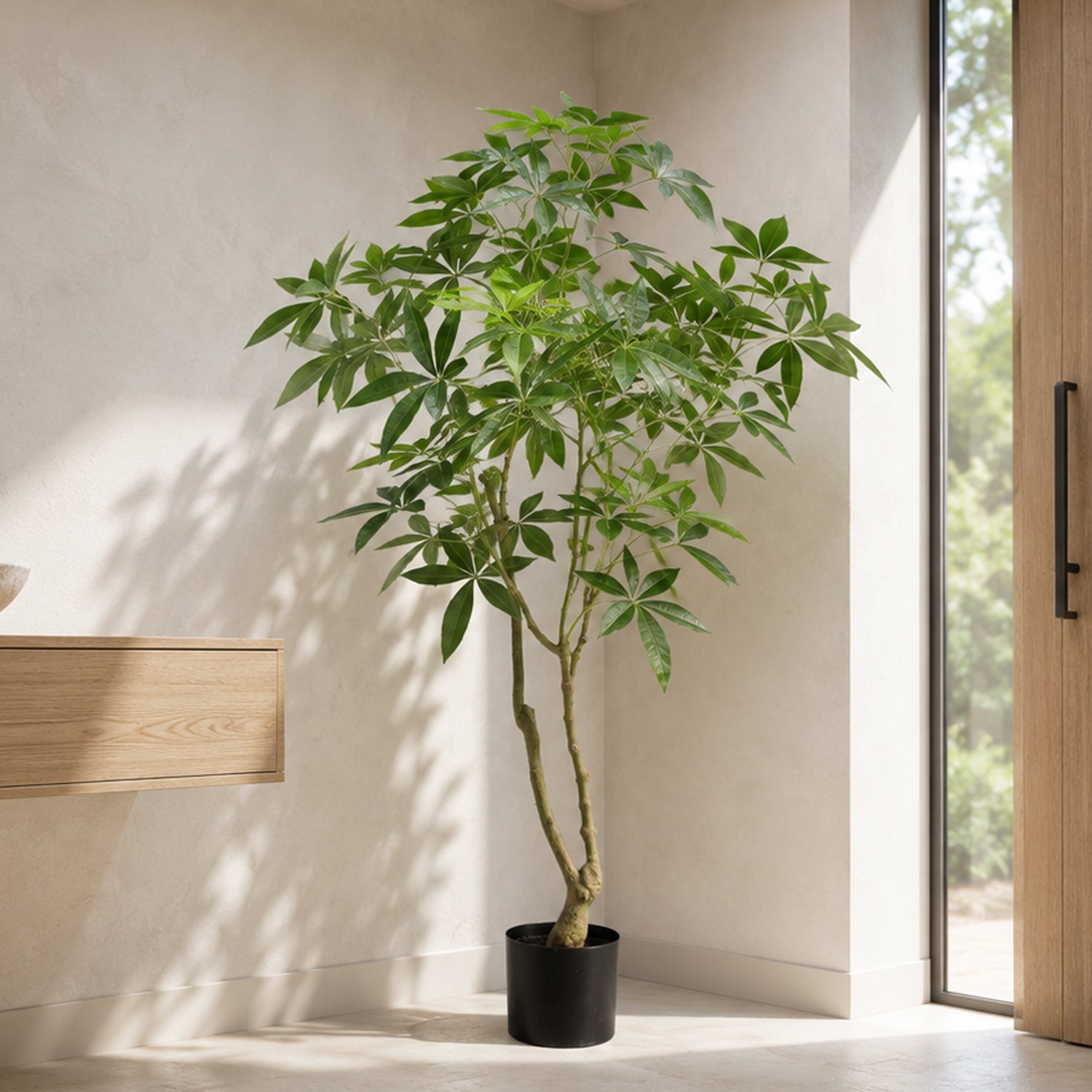 180cm Artificial Money Tree Pachira Realistic Faux Tree