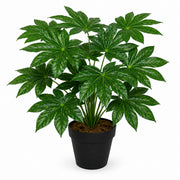 Plante artificielle d'Aralia du Japon de 60 cm, persistante