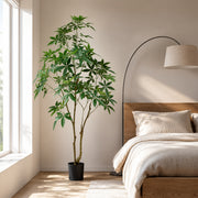 210cm Artificial Money Tree Pachira Realistic Faux Tree