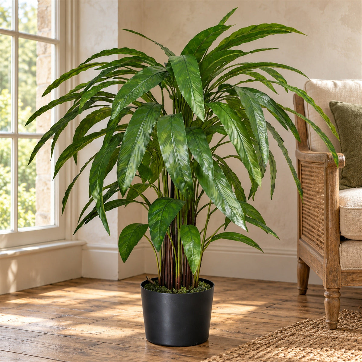 90cm Artificial Calathea Evergreen Plant