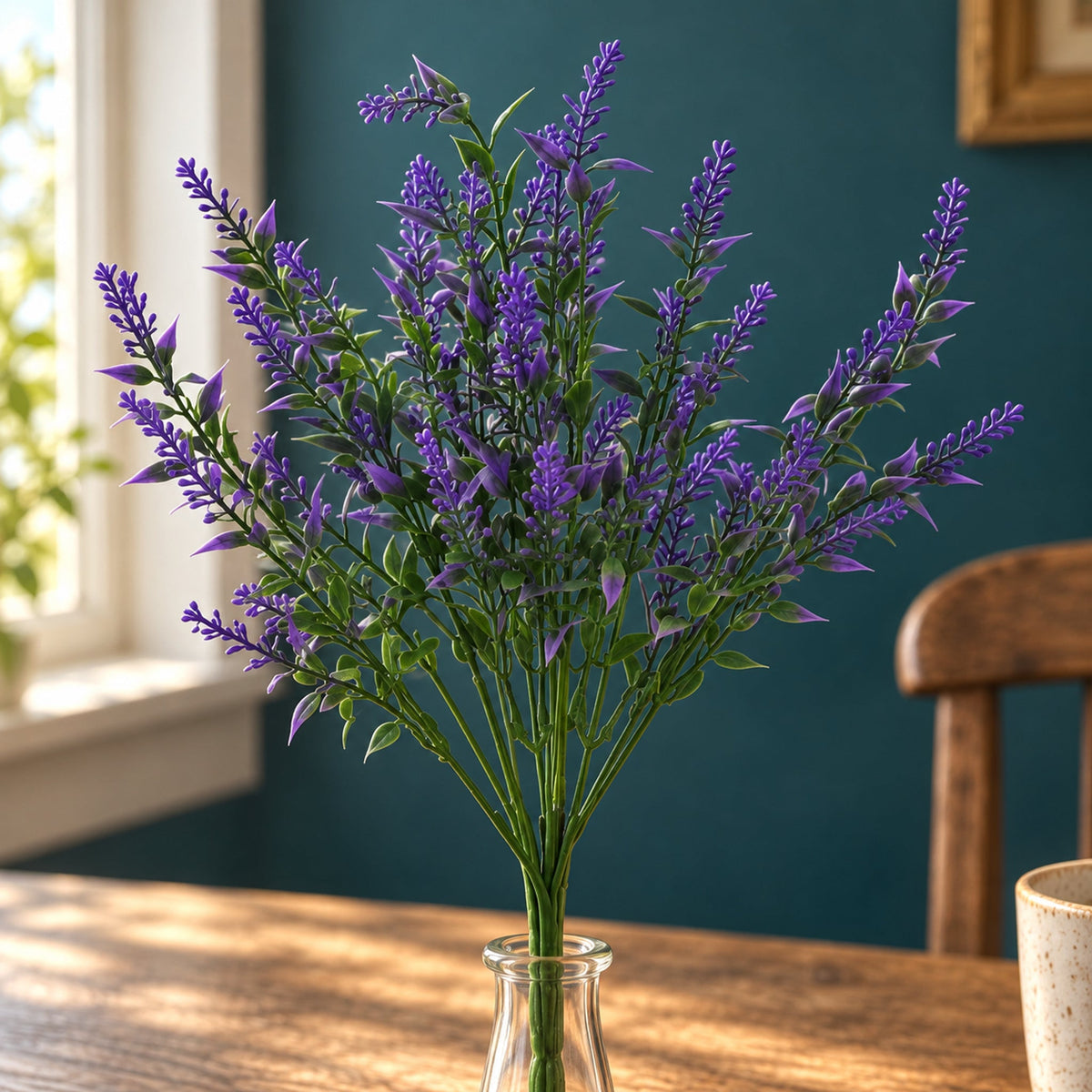 34cm Artificial Heather Stem Plant