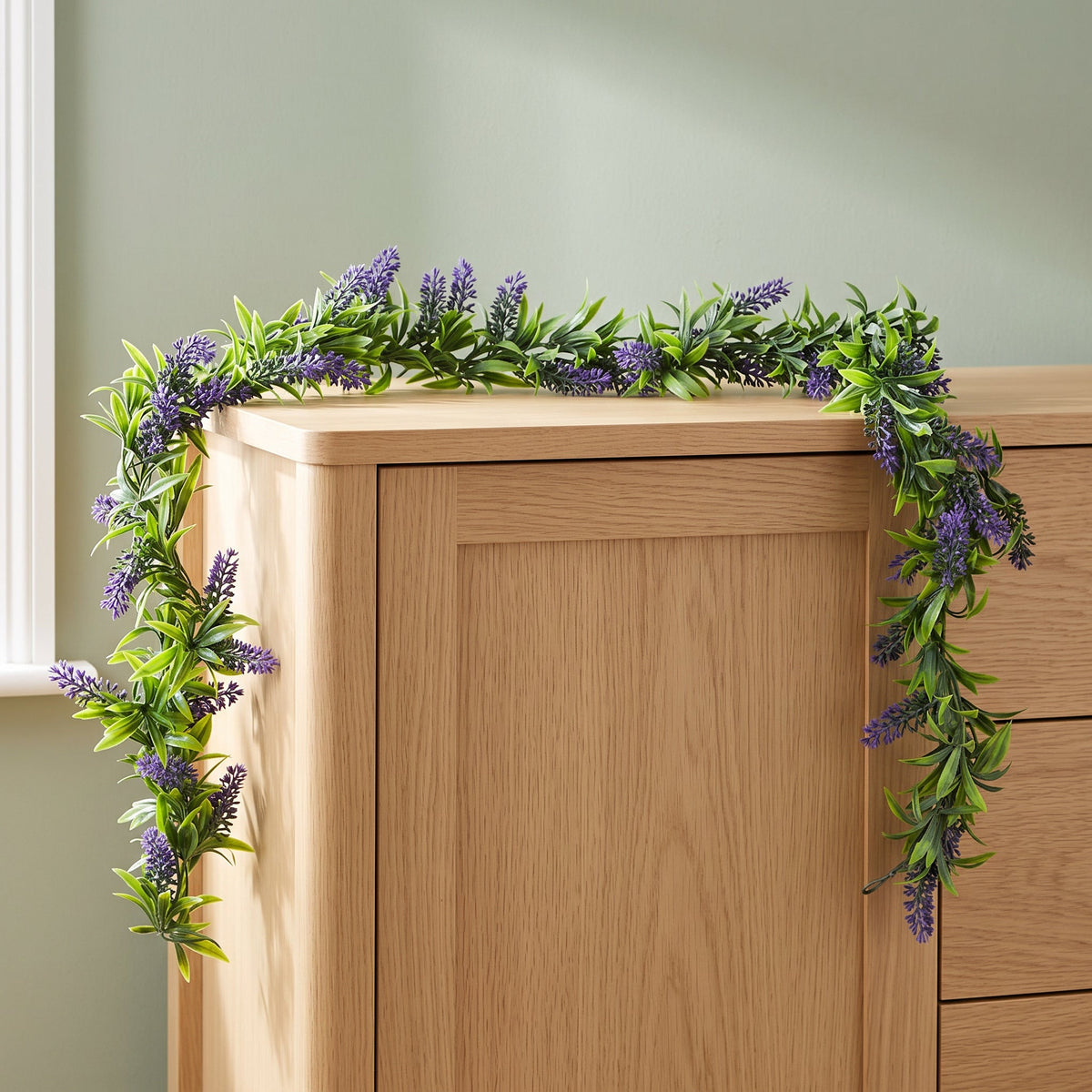 140cm Artificial Lavender Greenery Garland Hanging Decoration