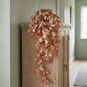 70cm Artificial Trailing Leaf Spray Stem - Dusty Orange