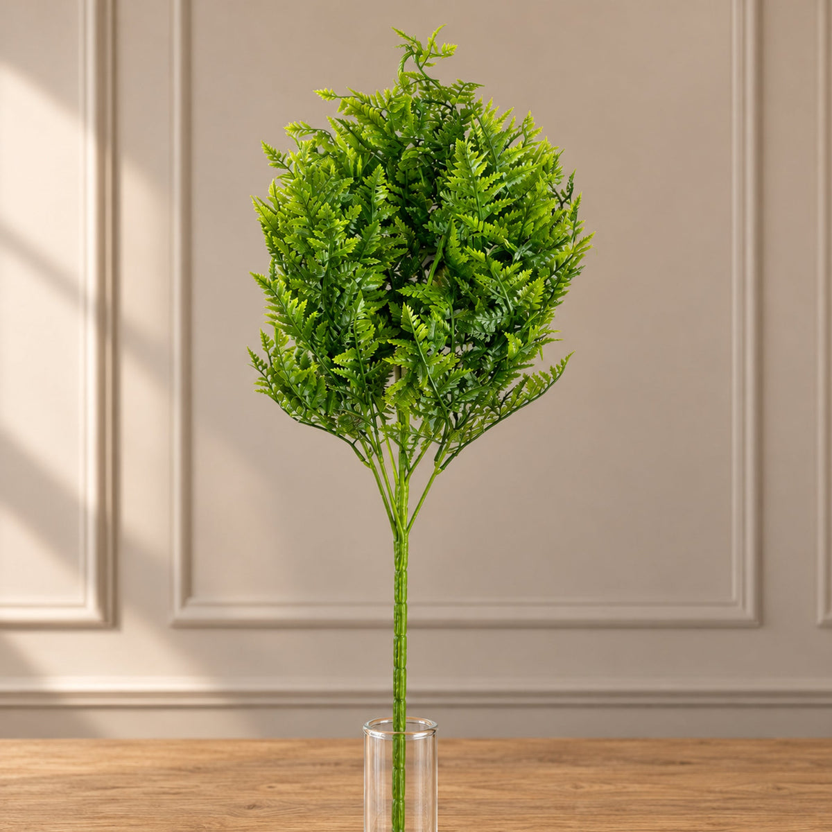 75cm Artificial Fern Foliage Bush Stem