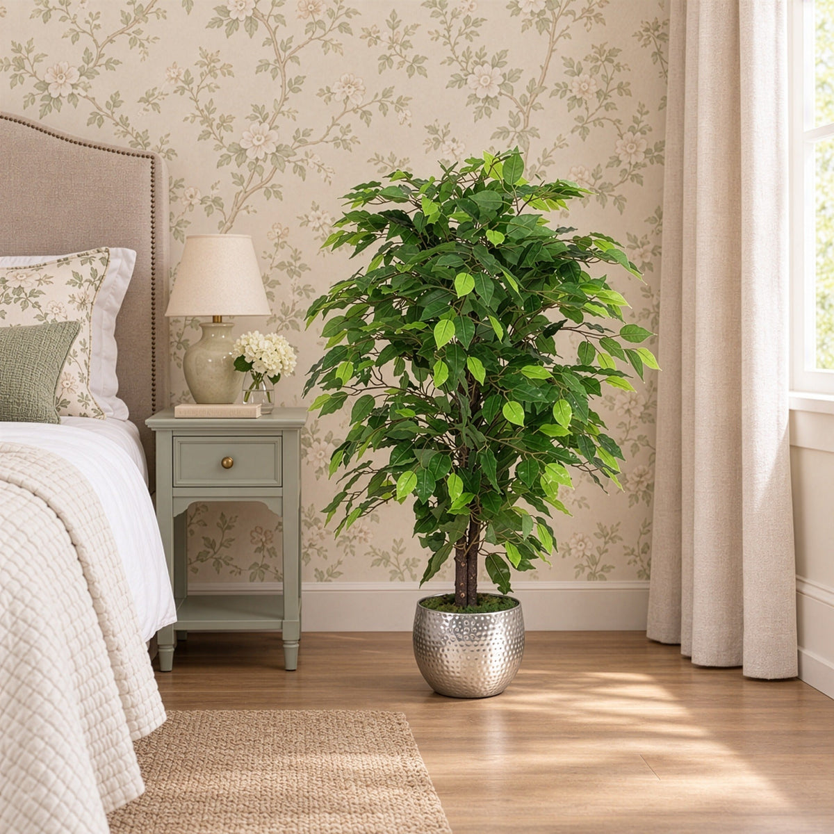 90cm Artificial Ficus Tree / Plant - Large Bushy Shape