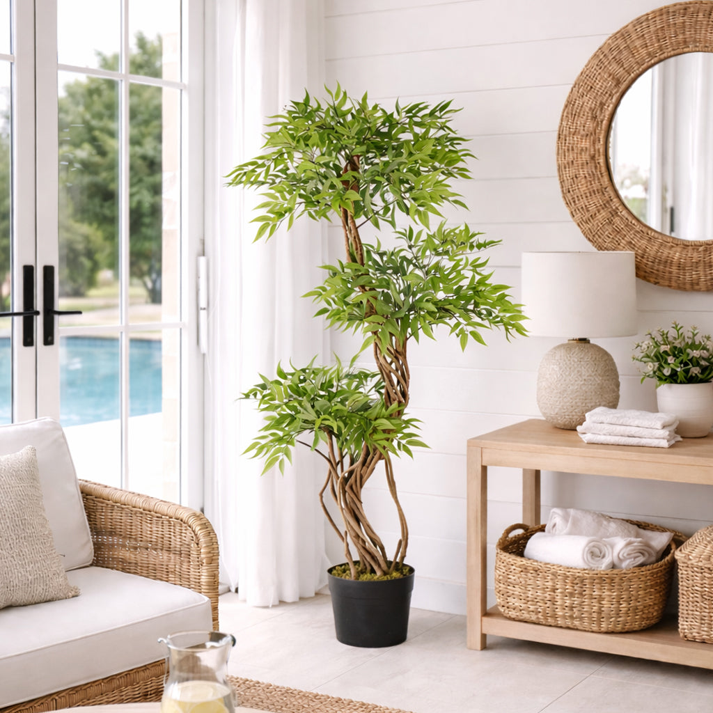 140cm Realistic Artificial Japanese Fruticosa Tree Ficus Tree