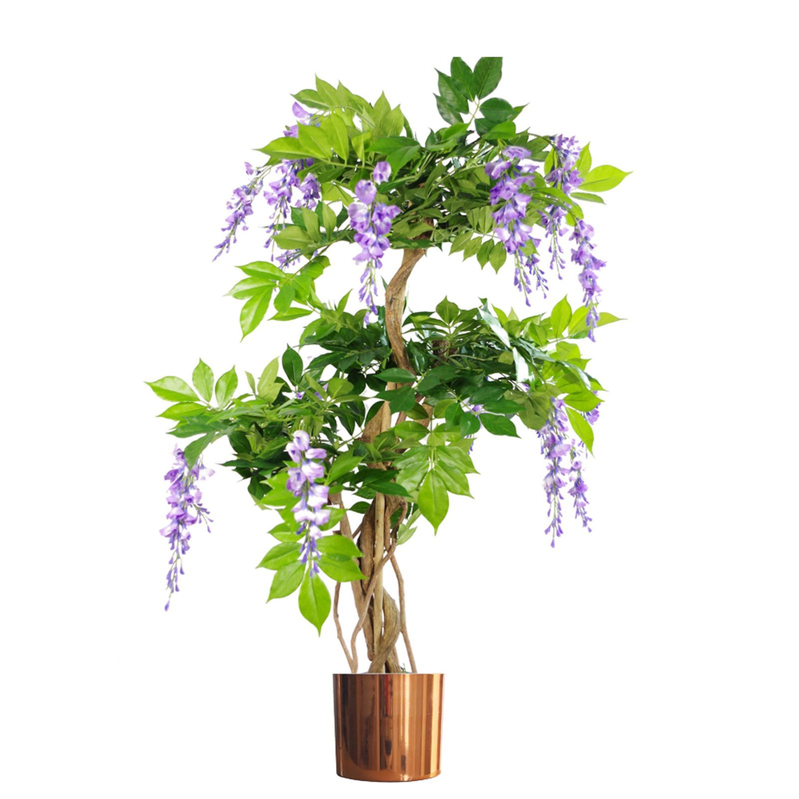 Leaf Metal Planter Plant Pot 20 x 18cm