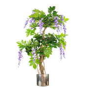 110cm Artificial Purple Wisteria Tree