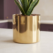 Leaf Metal Planter Plant Pot 20 x 18cm