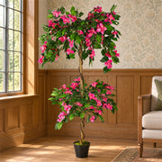 140cm EXTRA LARGE Artificial Flowering Rhododendron Bush Tree