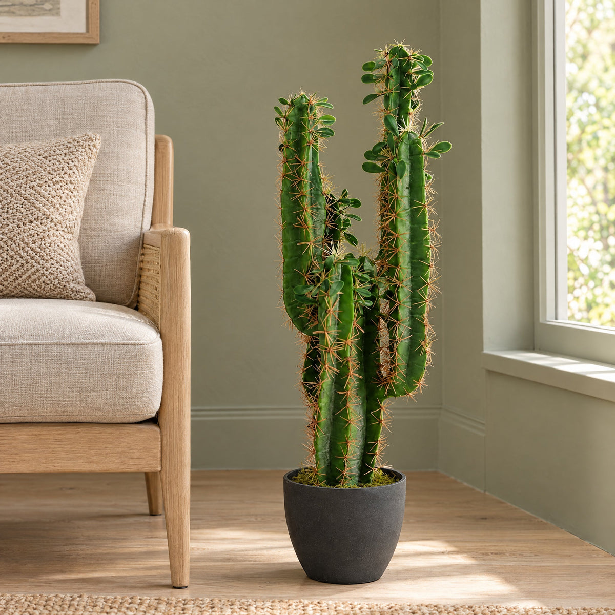 75cm Premium Artificial Cactus with pot