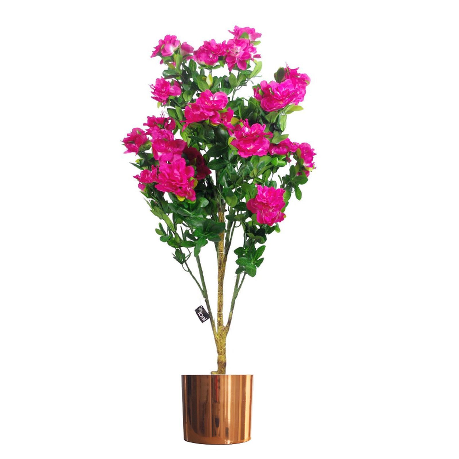 100cm Premium Artificial Azalea Pink Flowers Potted Plant