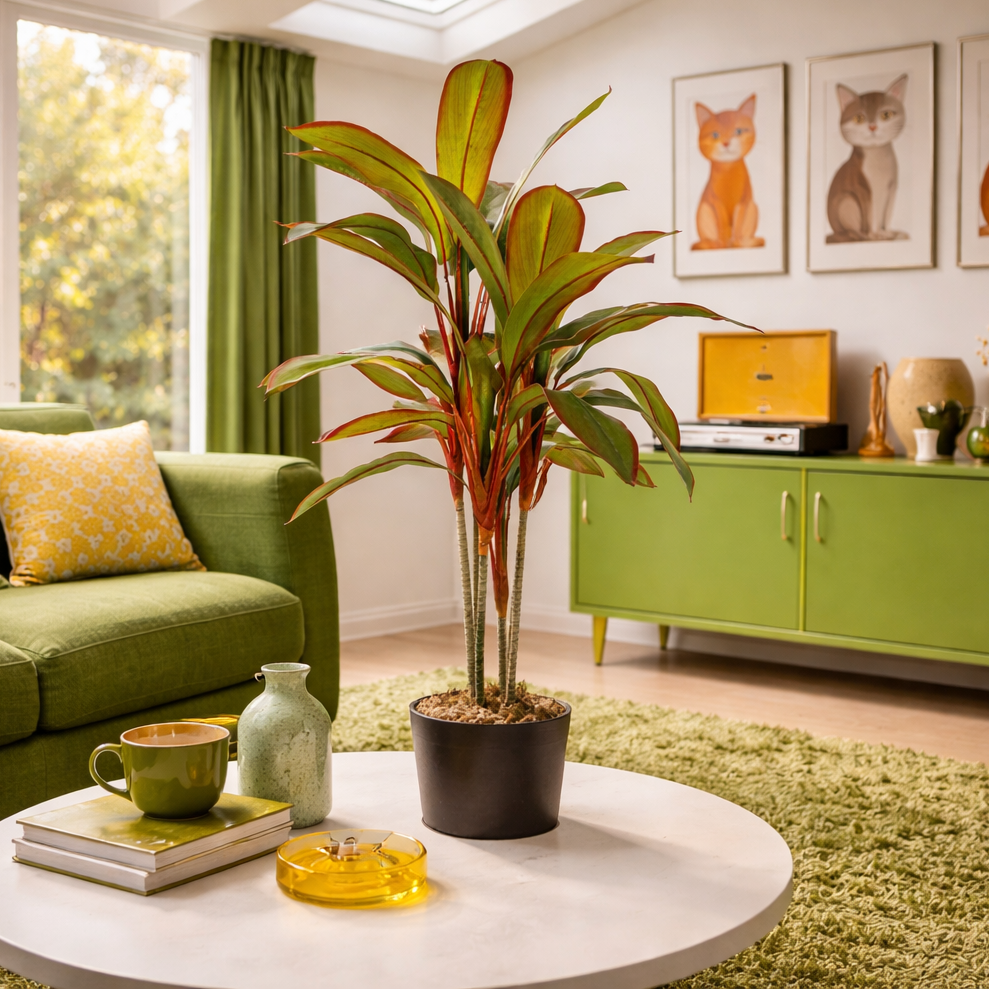 100cm Artificial Potted Dracaena Tropical Plant