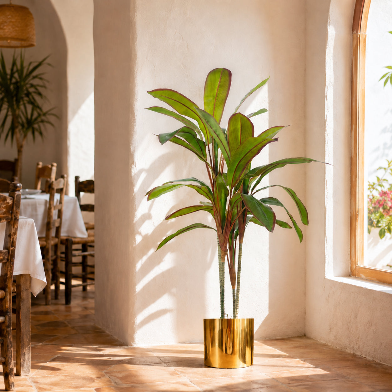 100cm Artificial Potted Dracaena Tropical Plant – image 14