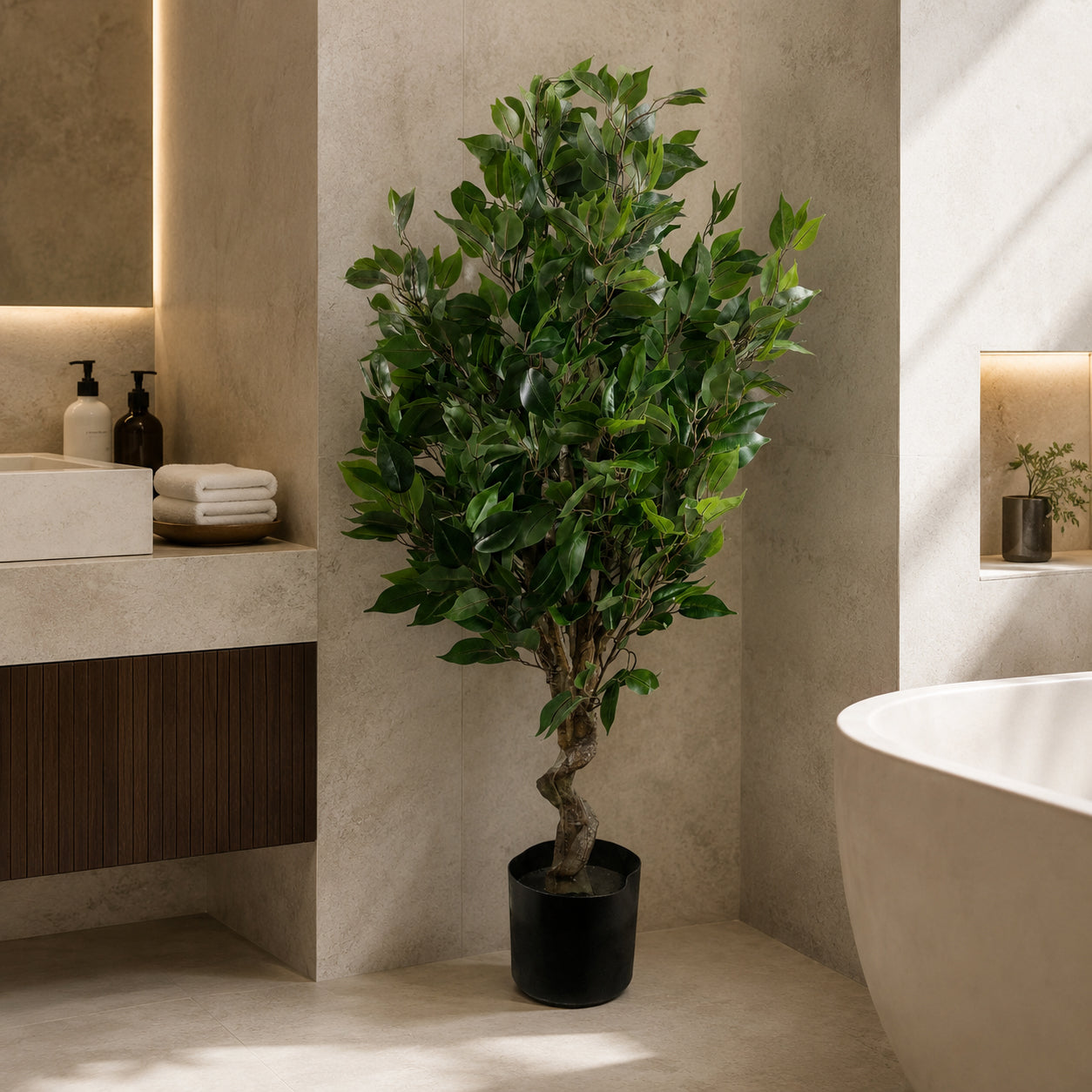 110cm künstlicher immergrüner Ficus-Baum