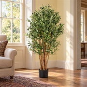 125cm Luxury Artificial Olive Tree - Premium Range