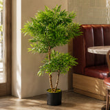 100cm Luxury Artificial Mini Ruscus Tree - Premium Range