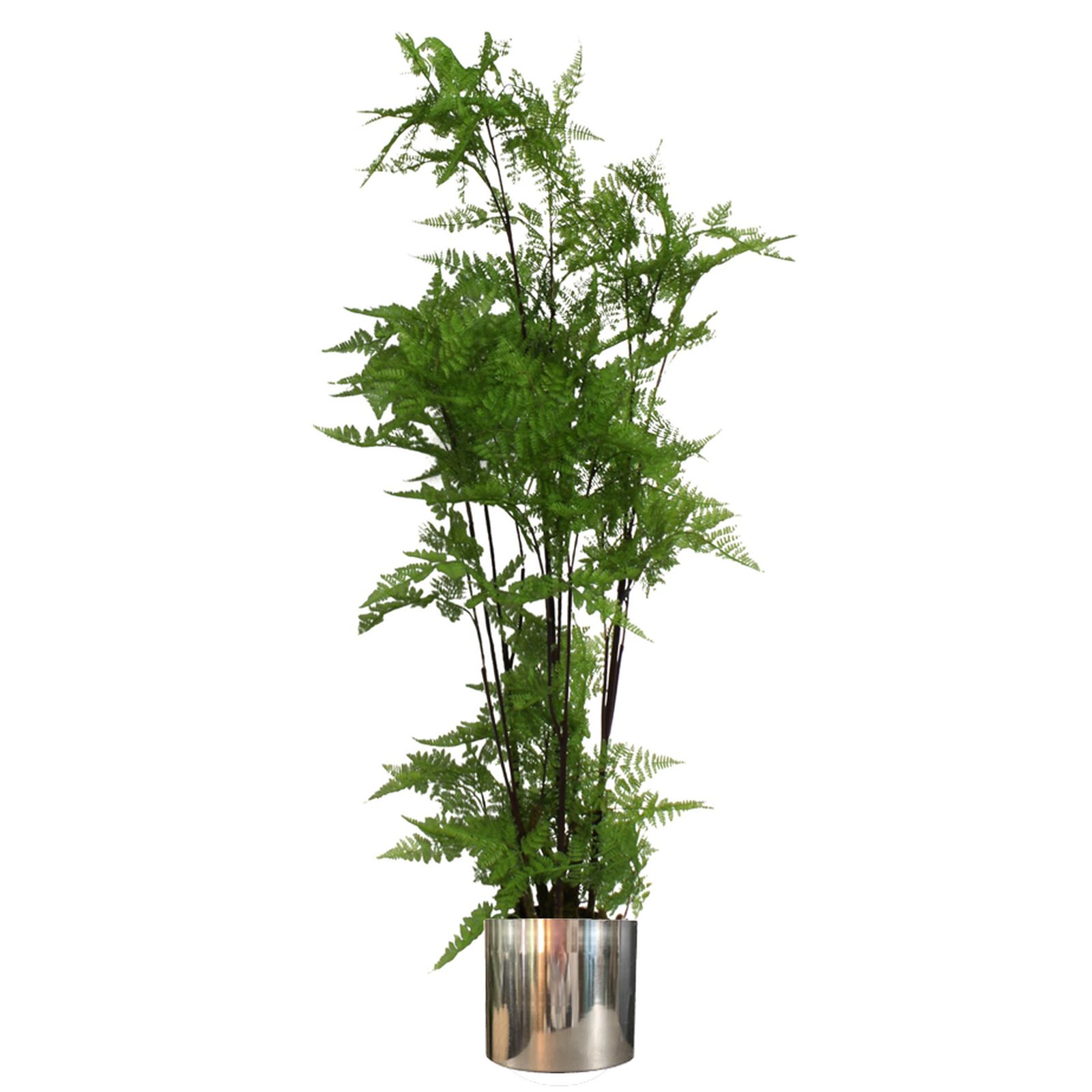 Leaf Metal Planter Plant Pot 20 x 18cm