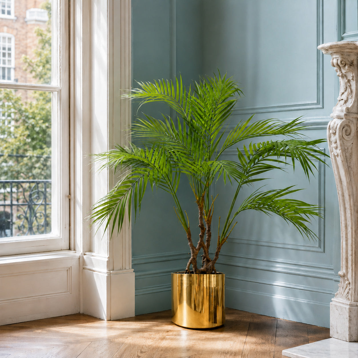 90cm Artificial Areca Palm Plant Twisted Detail Trunk – image 12