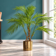 90cm Artificial Areca Palm Plant Twisted Detail Trunk