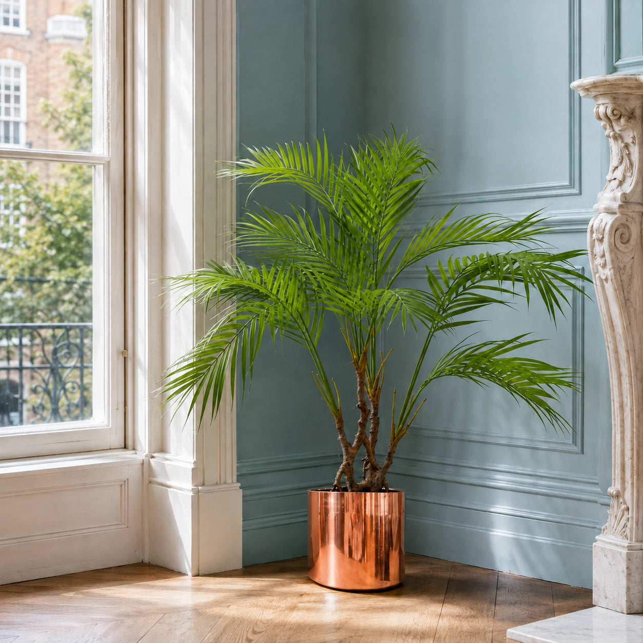 90cm Artificial Areca Palm Plant Twisted Detail Trunk – image 13