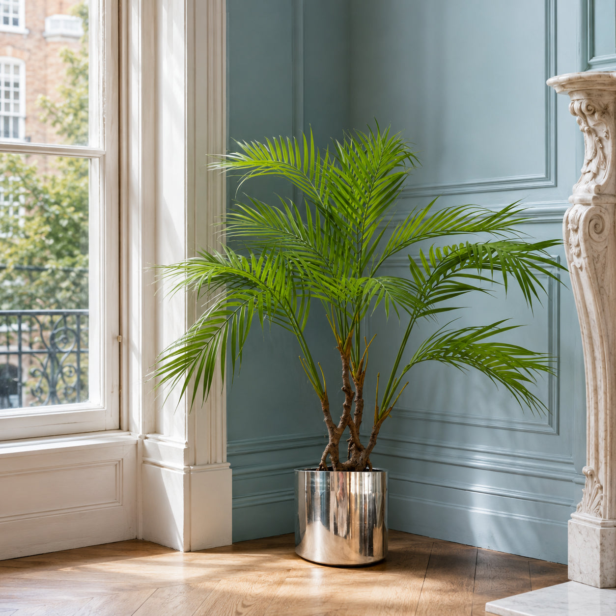 90cm Artificial Areca Palm Plant Twisted Detail Trunk – image 2