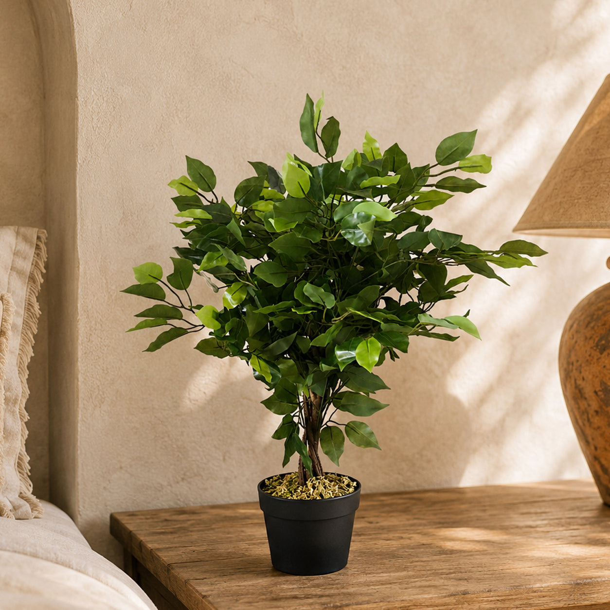 60cm Artificial Ficus Tree / Plant - Large Bushy Shape