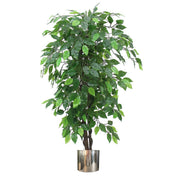 120cm Artificial Ficus Tree / Plant - Large Bushy Shape