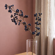 70cm Artificial Blue Berry Spray