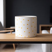 Gold Dot Planter Plant Pot 18 x 18 x 15cm