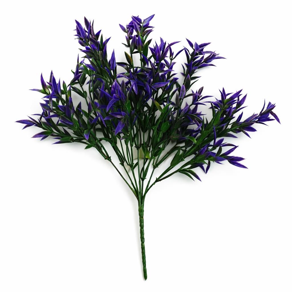 34cm Künstlicher Lavendel Stiel Pflanze Kunstblumen Füllmaterial